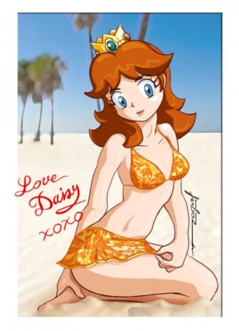 THIS NEWSPOST CONTAINS PRINCESS DAISY IN A BIKINI 4 20 09 by Wegra