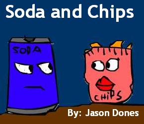 soda and chips