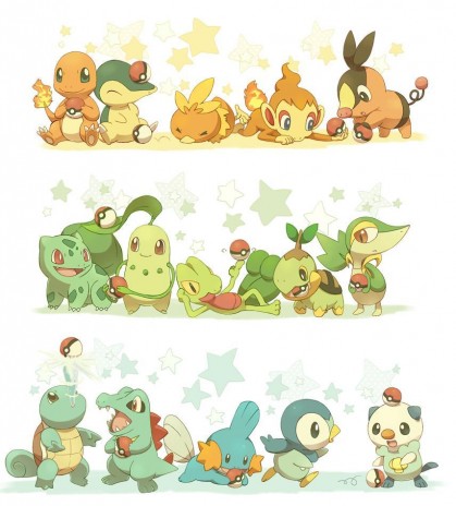 generation 5 pokemon starters. Pokemon Pics